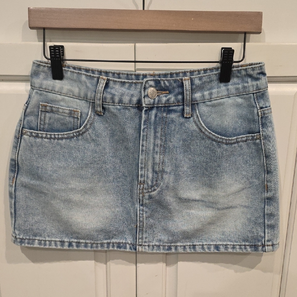 SHEIN Denim Mini Skirt